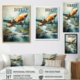 thumbnail image 4 of Designart "Horizons Of The Plane In Flight I" Plane Floater Framed Wall Art Prints, 4 of 5
