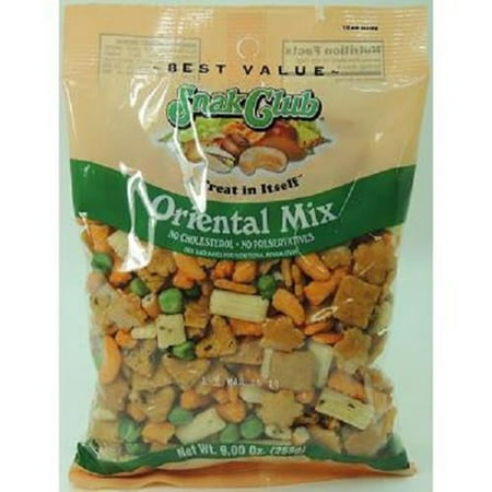 Oriental Party Mix Product Of Snak Club, Premium Oriental Party Mix, Count 6 (7 oz) - Snacks / Grab Varieties & Flavors ()