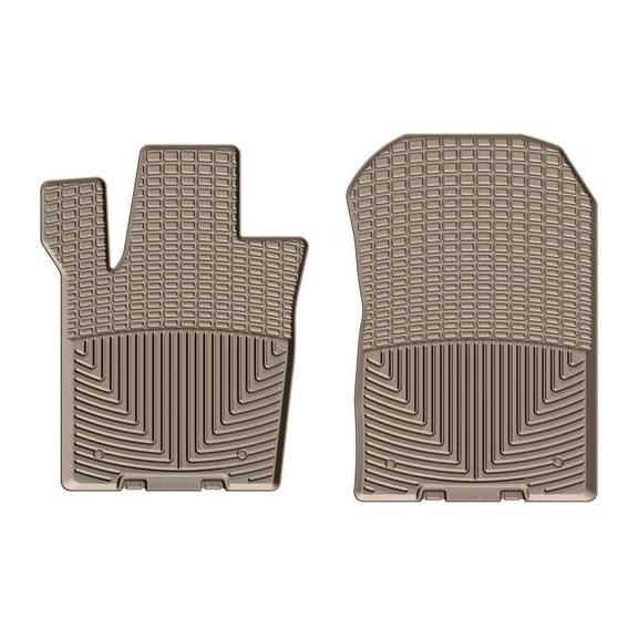 WeatherTech All-Weather Floor Mats compatible with Grand Cherokee, Durango - 1st Row (Driver & Passenger), Tan