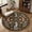 Brown, variant on 2x6 Cat Washable Runner Rug for Kitchen, Soft Brown Hallway Runner Non Slip Mushroom Moths Entryway Rug Floral Laundry Mat Stain Resistant Carpet for Bedroom Bathroom Beside Rug