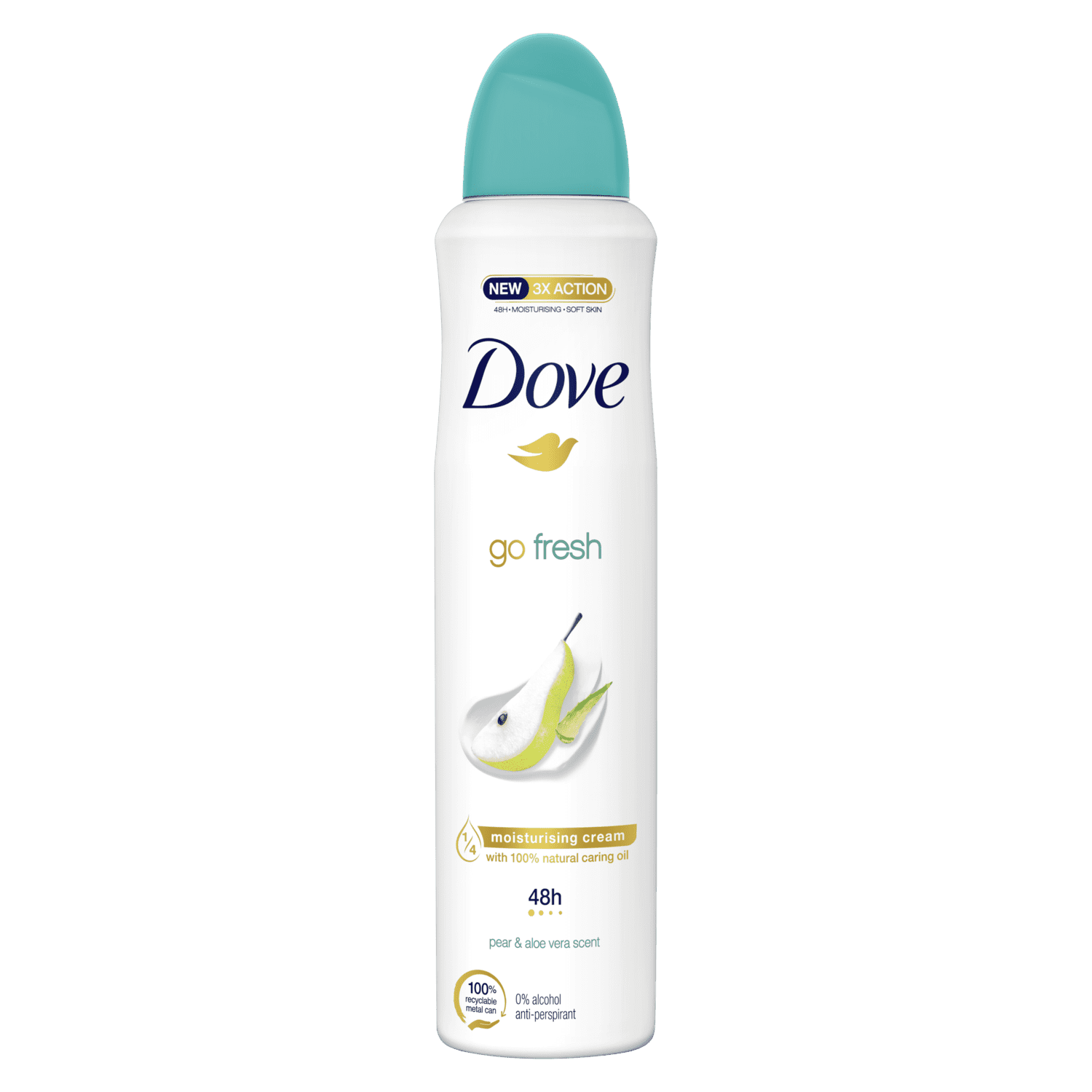 Dove Women Antiperspirant Deodorant Spray Mixed Scents, Alcohol Free, Pack of 6, Each 150 ml (5.07 oz)