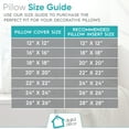 thumbnail image 3 of Digital Decor Pillow Insert Sham, Standard/White (12" x 12", Double Pack), 3 of 8