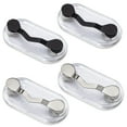 thumbnail image 1 of Soportes Magnéticos para Anteojos 4 Pack Readerest Negro y Acero Inoxidable, 1 of 6