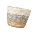 thumbnail image 4 of S SERENABLE Cache-Pot en Paille Fait Main Tissé avec Doublure Imperméable Support de Pot de Plante TP, 4 of 9