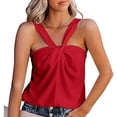 thumbnail image 3 of Sleeveless Vest, Suspender Top Solid Color Comfortable Backless Collar Machine Washable For Outdoor Sport For Everyday Wear, 3 of 7