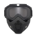 thumbnail image 1 of Máscara táctica de calavera, máscara facial completa, adecuada para juegos de rol de Halloween, Airsoft, paintball y juego de guerra CS, máscara de red protectora, 1 of 5