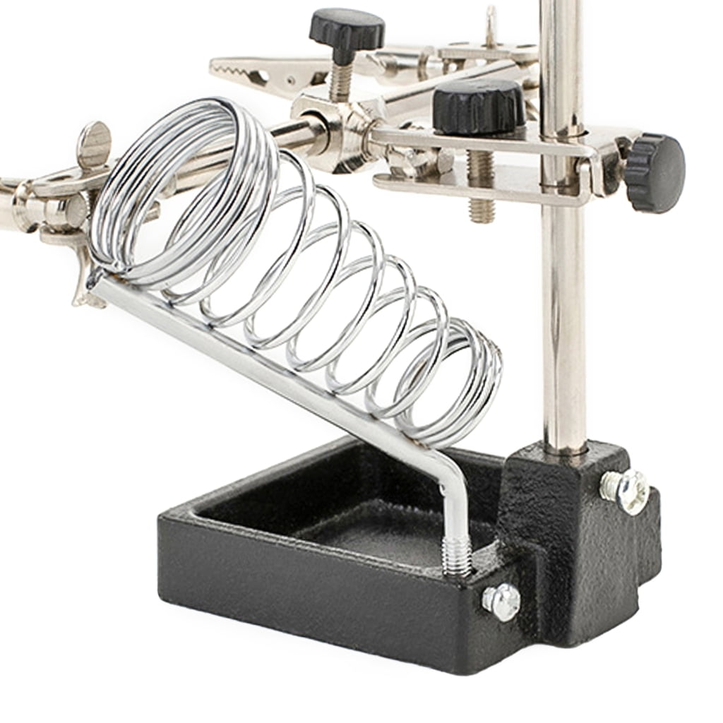 MOMOJIA MagnifyingGlass Soldering Iron Stand Magnifier Welding Rework-Repair Holder Tool