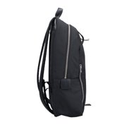 Jil Sander Men's Black Urban Double Zip Fabric Backpack Black