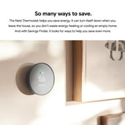 ترموستات Google Nest - ترموستات ذكي قابل للبرمجة للمنزل - سنو