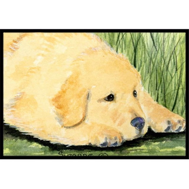 Carolines Treasures SS8864JMAT 24 x 36 in. Golden Retriever Doormat