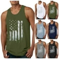 thumbnail image 5 of KPOPLK Men's Summer Beach Tank Tops Sleeveless Shirt Casual Textured Tank Shirts 2XL Black, 5 of 6