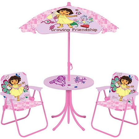 Dora The Explorer Erasable 4-Piece Patio Set