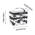 thumbnail image 3 of Vjnyvs Multifunction Double Transparent Cosmetic Bag Women Make Up Case Big Capacity Travel Organizer Toiletry Beauty Storage, 3 of 6