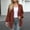 Coffee, variant on Chunky Cardigan Sweaters for Women Lantern Long Sleeve Open Front Oversized Cardigans with Pockets Knit Jacket Outerwear