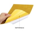thumbnail image 5 of Glitter EVA Foam Sheets Soft Paper Self-Adhesive 11.8 x 7.8 Inch Gold Tone 6 Pcs, 5 of 6