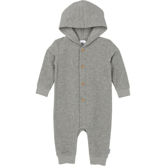 Gerber Baby Neutral Hooded Romper, Sizes Newborn - 24 Months