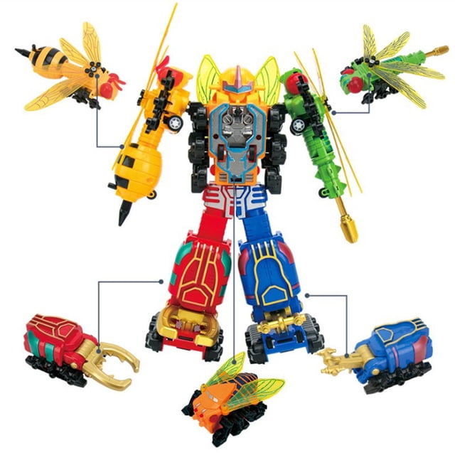 Juego De Juguetes De Transformación, Juguetes De Robots De Colores, Juguetes Para Niños Pequeños, Modelo De Robot, Figura De Acción, Regalo De Festival, Juguetes Que Se Transforman sonducket FN006502-00