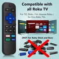 thumbnail image 5 of (Pack of 2) Replacement Remote Control Compatible for Roku TV,for TCL Roku/for Hisense Roku/for Onn Roku(Not for Roku Stick,Box and Players), 5 of 7