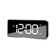 thumbnail image 1 of Billuyoard Reloj despertador digital LED Snooze Relojes con tira de USB Espejo Electrónico Sala de estar Oficina Cocina Decoración Electrodomésticos Negro Billuyoard HA083593-02B, 1 of 6