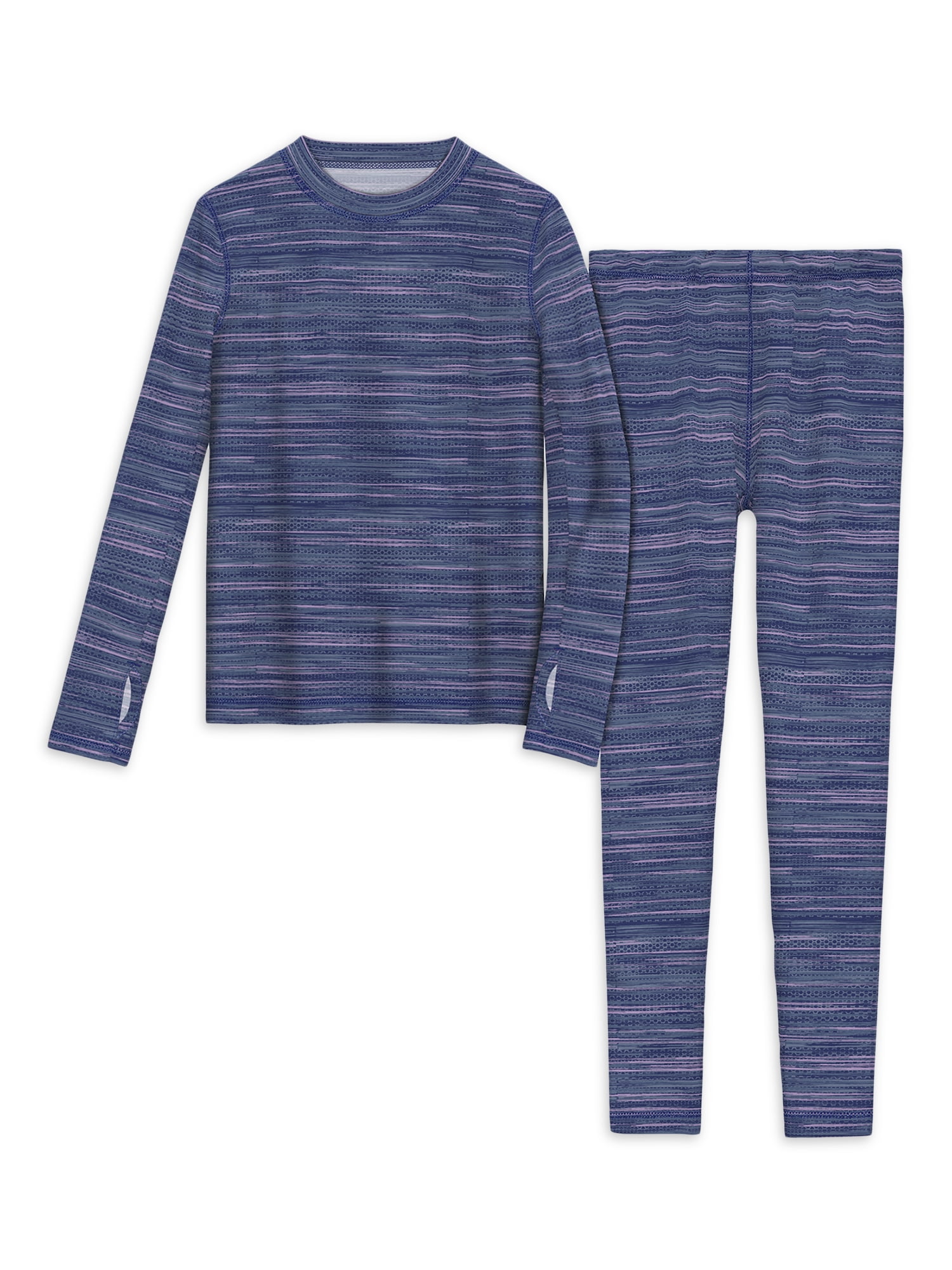 Athletic Works Girls Thermal Set, Sizes XS2XL