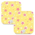 thumbnail image 7 of Yayeee 2-Pack Plug in LED Night Lights with Light Sensors Motion Detectors, Yellow Stars, 7 of 7
