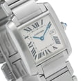 thumbnail image 3 of Pre-Owned Cartier Tank Française 28MM W51002Q3 Silver Roman Dial Stainless Steel Bracelet, 3 of 7