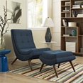 thumbnail image 2 of Modway Ramp Upholstered Polyester Fabric Lounge Chair Set in Azure Blue, 2 of 4