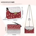 thumbnail image 7 of KUIFORTI Christmas Deer Womens Crossbody Flap Bag Easy to Carry Trendy Small Shoulder Bag Ladies Handbag Functional Shoulder Bag for Women for Travel Daypack, 7 of 7