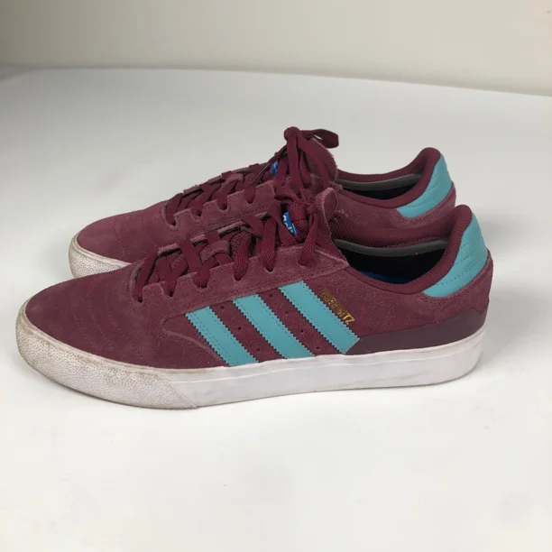 Adidas Busenitz Mens Size 11.5 US Purple / Blue Suede Leather Skate Sneakers