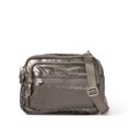 thumbnail image 1 of Baggallini Bolso bandolera pequeño con triple cremallera para mujer - Riñonera convertible de 8x6 pulgadas - Ligero resistente al agua, 1 of 5
