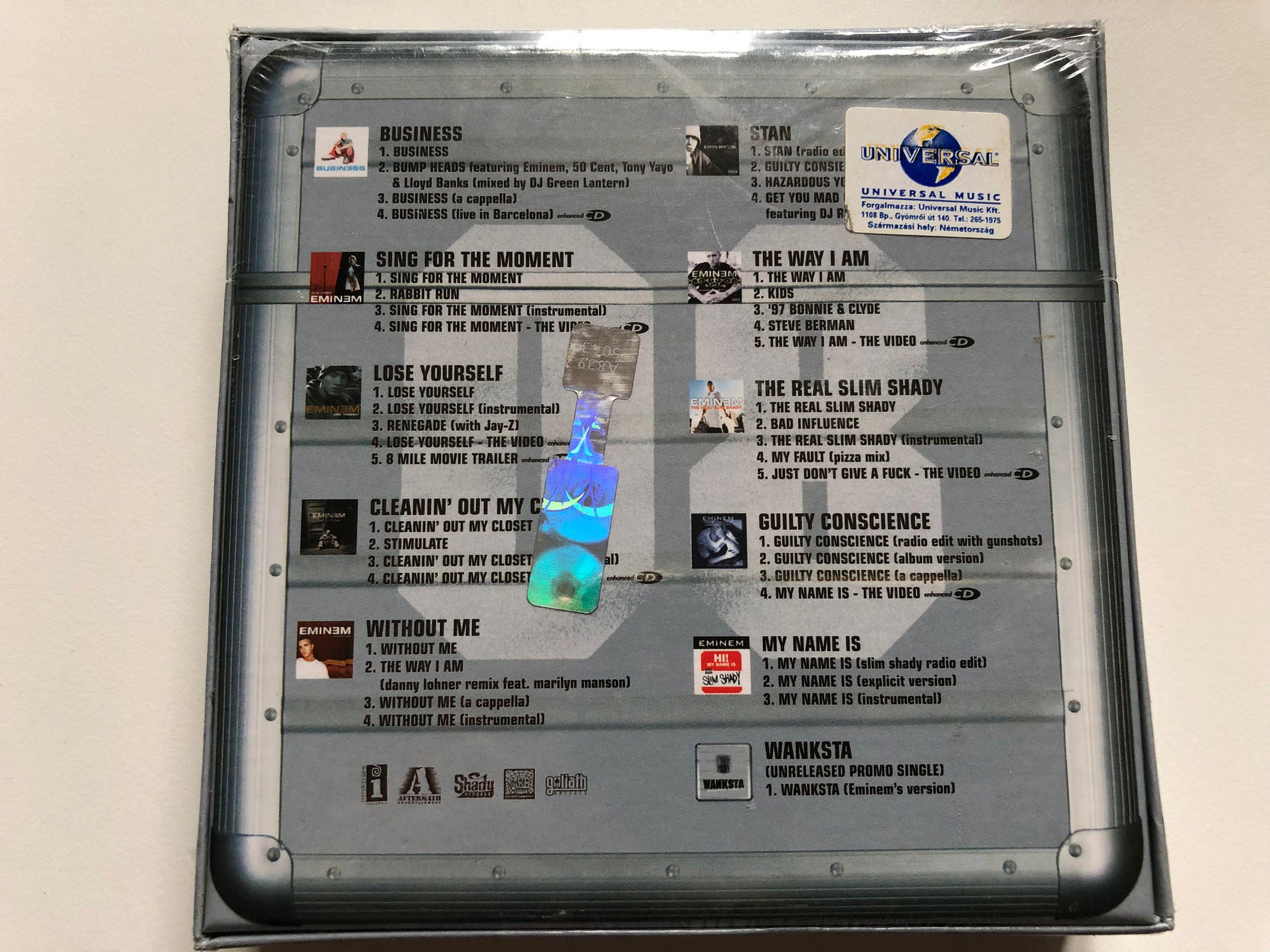 Eminem – The Singles / 10 + 1 CD Box Set / Incl. Unreleased