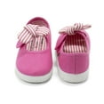 thumbnail image 6 of Victoria Toddlers Slip On Canvas Bow Shoes, Fuchsia \ White,7.5 M US, 6 of 7