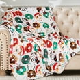 thumbnail image 1 of Hitime Christmas Throw Blanket - Christmas Donut, Ultra-Soft Plush Blanket, Lightweight Warm Decor for Bed, Couch, Movie Nights (Throw - 50"x60"), 1 of 7