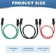 thumbnail image 2 of Bandas de tubo de resistencia Uxcell, 3 paquetes de 30 lbs/40 lbs/50 lbs, banda de resistencia apilable, banda de ejercicio para entrenar en casa, Rojo/Verde/Negro, 2 of 5