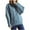 Blue, variant on IROINNID Reduced Womens Sweater Turtleneck Pullover Sweater Solid Color Loose Mid-Length Long Sleeve Tops Blouse Knitted Sweater
