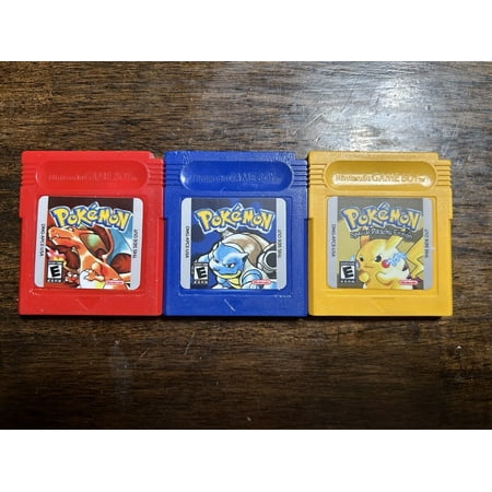 Pokemon Red, Blue, Yellow - , Brand New Batteries, , Pokemon Red, Blue, Yellow