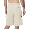 thumbnail image 5 of Lavenicole Men's Cargo Shorts Outdoor Lightweight Summer Casual Bermuda Shorts with Multi Zipper Pockets Beige 38W, 5 of 7