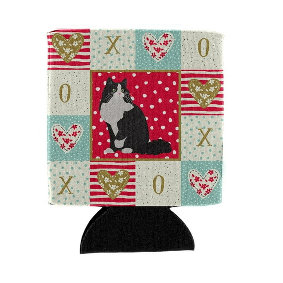 Carolines Treasures CK5781CC Ragamuffin Cat Love Can or Bottle Hugger Can Hugger multicolor