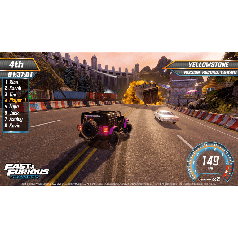 GameMill, Fast & Furious Arcade Edition, Nintendo Switch - Walmart.com