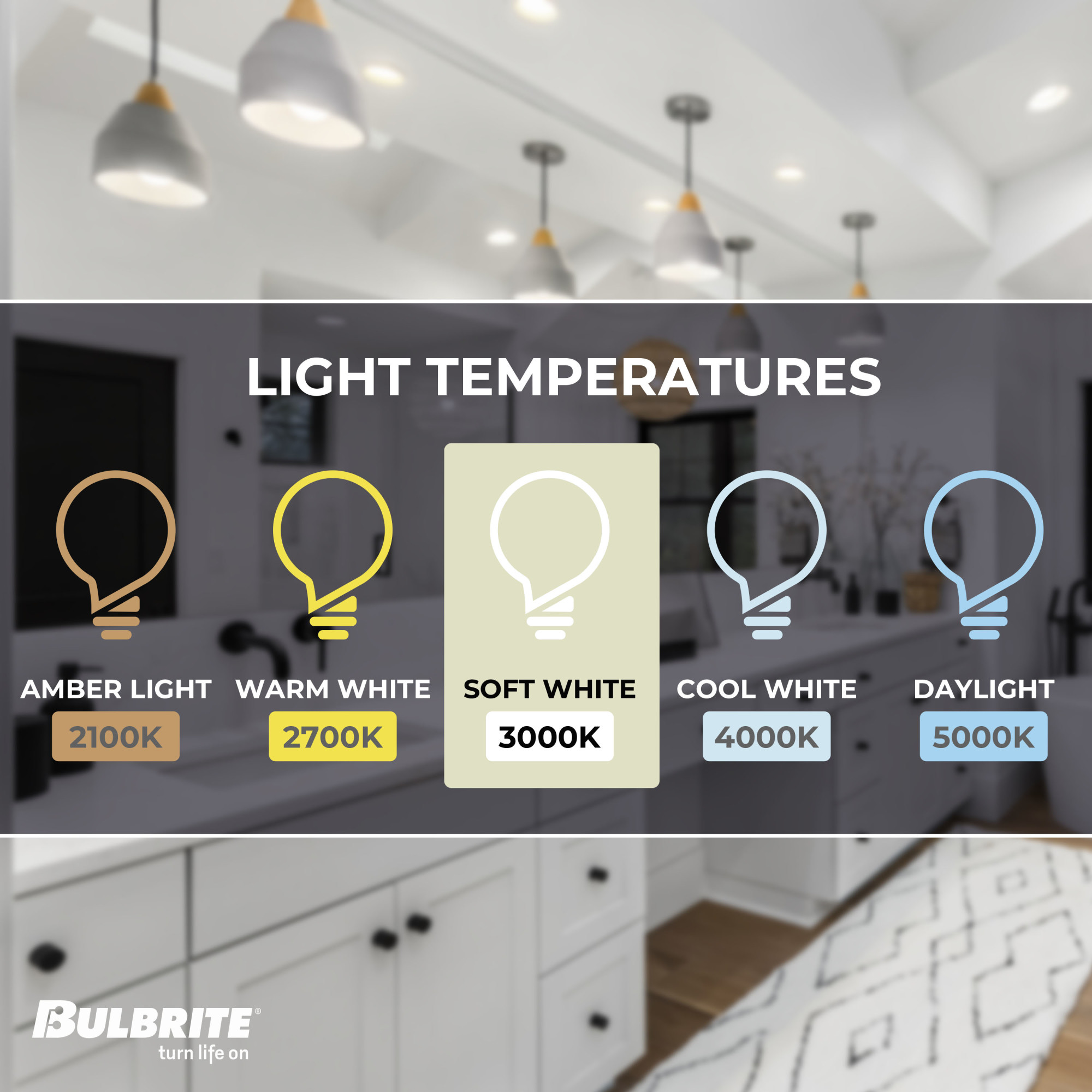 Bulbrite 861722 10W LED PAR30 Short Neck 3000K 80CRI Basics Flood Wet Dimmable Light, Pack of 4