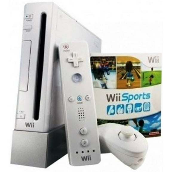 Pre-Owned Wii with Wii Sports Game - White