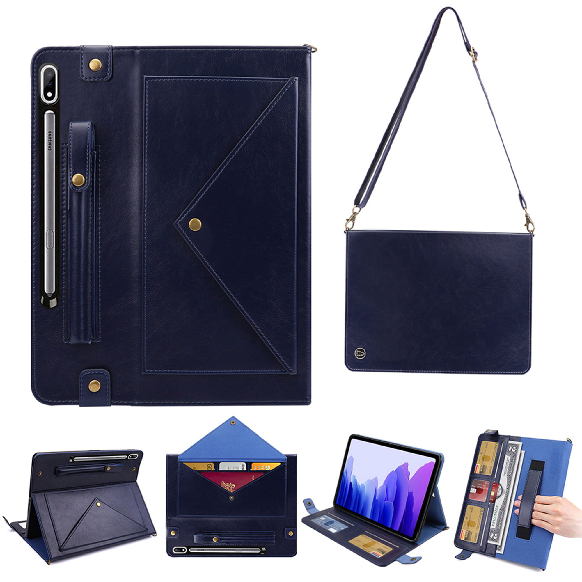 Pen Holder , Auto Sleep/Wake Card Slots Uliking Case for Samsung Galaxy Tab S7 11 inch 2020 Kickstand Smart Cover Fit Galaxy Tab S7 11 2020 Love Tree T870/T875/T876