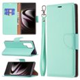 thumbnail image 3 of Allytech Wallet Case for Galaxy S22 Ultra, PU Leather with Lanyard Kickstand Shockproof Wrist Strap Shock Absorption Cards Holder Cash Pocket Case Cover for Samsung Galaxy S22 Ultra, Green, 3 of 5