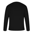 thumbnail image 5 of Fesfesfes Long Sleeve Shirt for Men Casual Shirt Solid Color Long Sleeve V-Neck Pullover Blouse Tops, 5 of 8