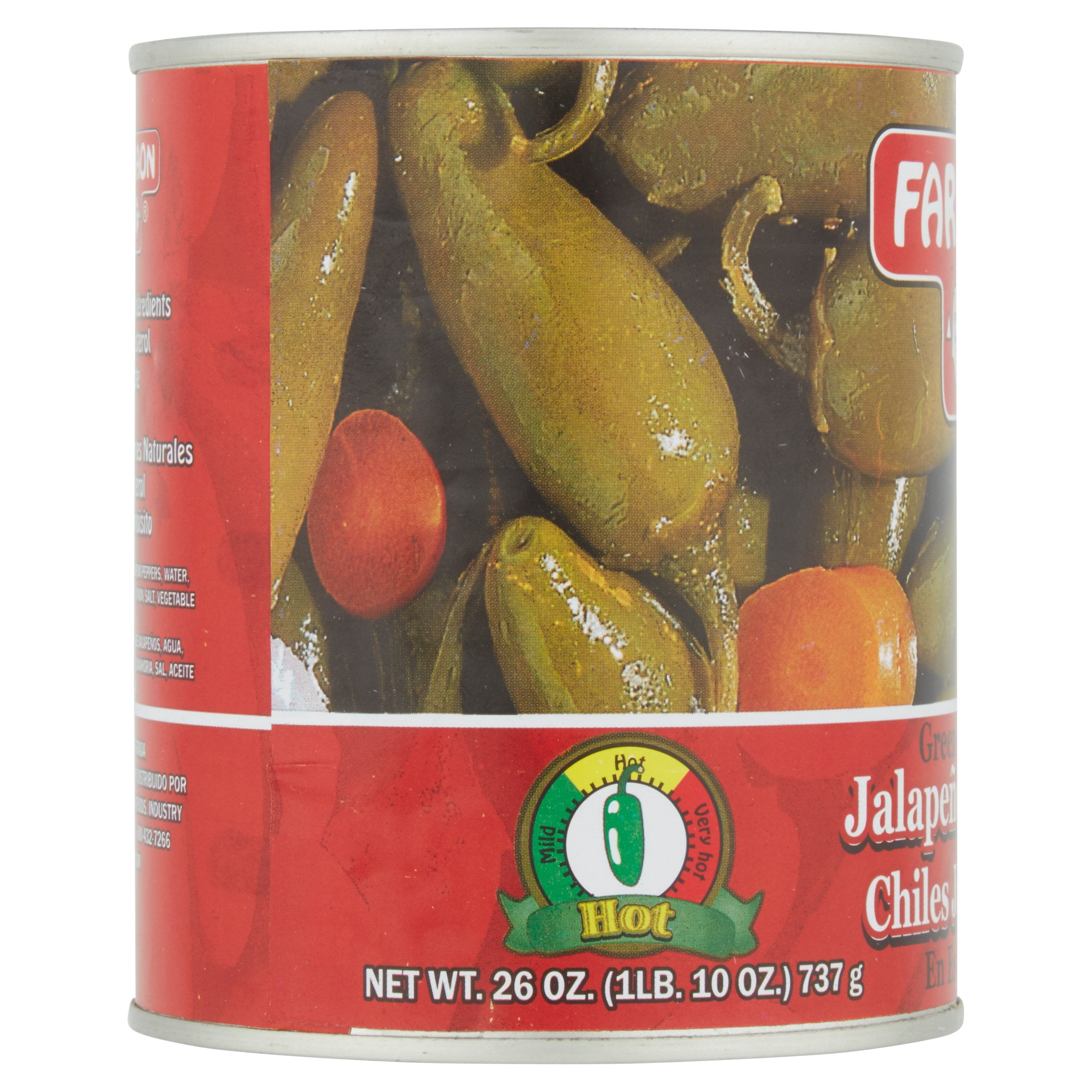 Faraon Green Pickled Jalapeo Peppers, 26 Oz