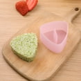 thumbnail image 7 of ACDANC 2 Pcs Rice Ball Mold Onigiri Press Mold Rice Molds Sushi Making Kit for Beginners Rice Shaper Sushi Mold Onigiri Maker, 7 of 7