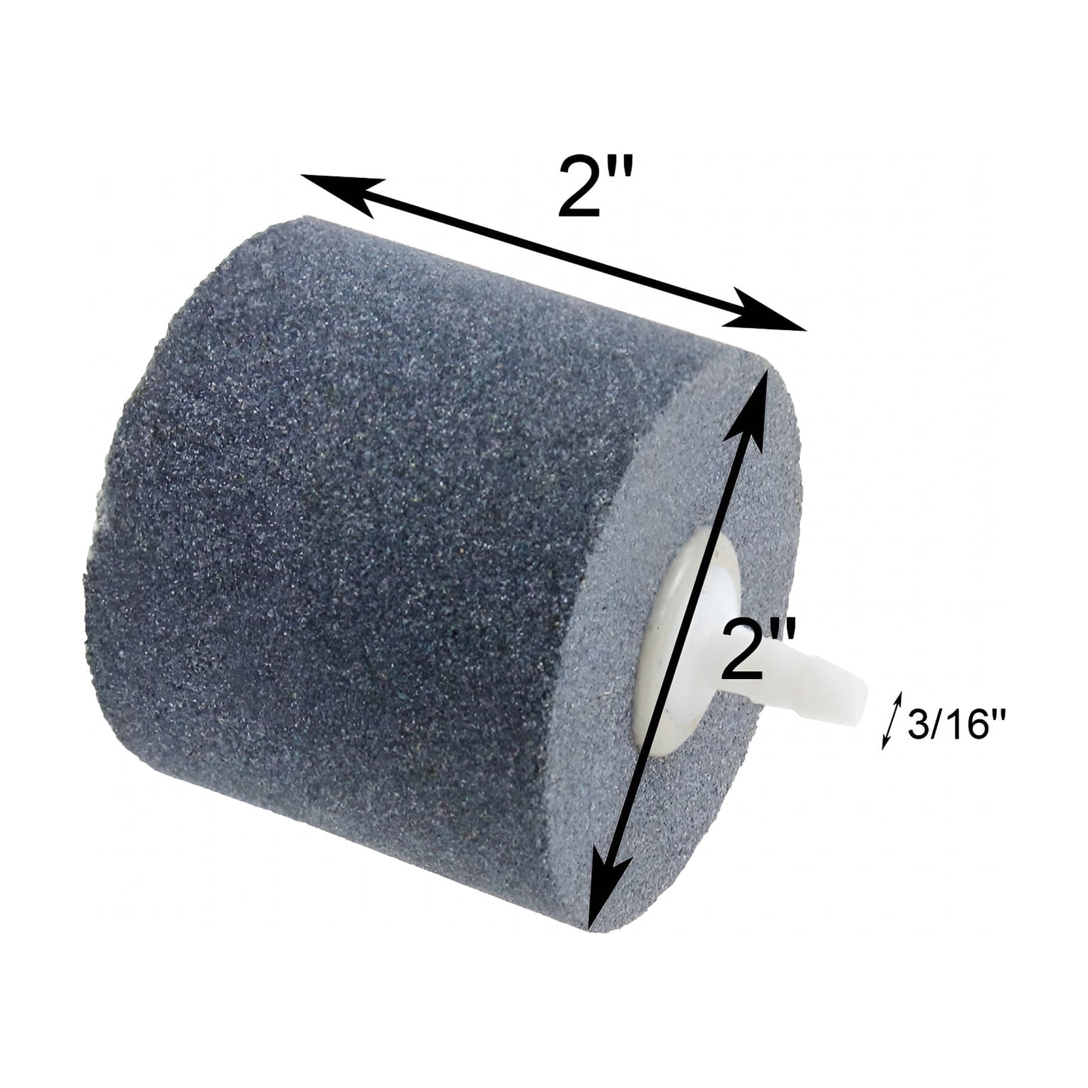 HIBIBUD 2 Pack Large Air Stone, Aerator Bubble Diffuser, Air Pump Accessories, Airstones for Aquarium, Air Bubbler for Aquarium