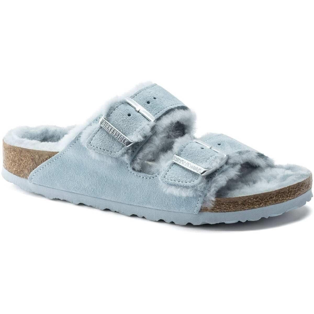 BIRKENSTOCK Arizona Shearling-Lined Suede Sandals - Cozy Comfort for Warm Winter Days - Multiple Color & Sizes