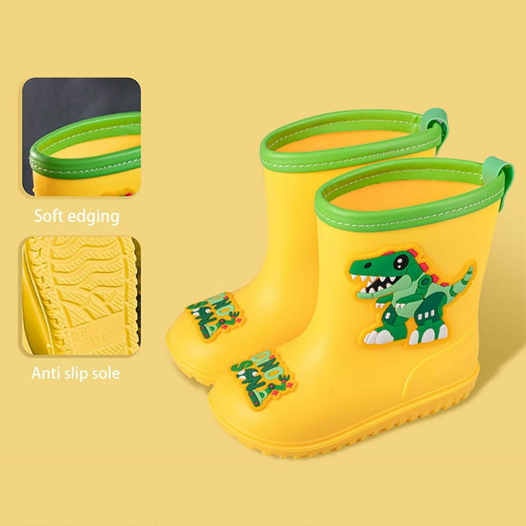 CAIXIA Rain Boots Toddler Girl Size 5,Kids Rain Boots Girls Boots