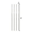 thumbnail image 4 of Commercial Chrome Wire Stainless Steel Shelving Poles, 4 of 4